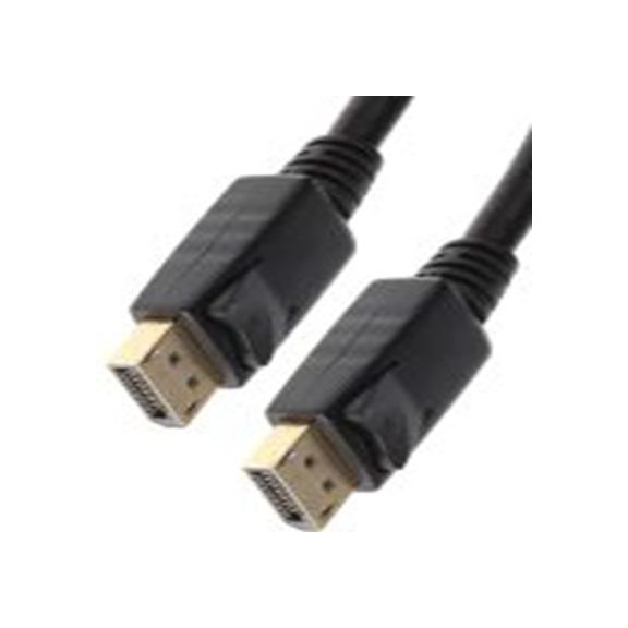 RS PRO,182-8555,RS PRO DP线, 5 m长, 屏接口 公转屏接口 公, 黑色 聚氯乙烯护套