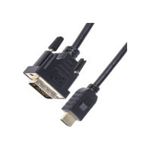 RS PRO,182-8569,HDMI 电缆, DVI-D 双通道 公转 DVI 公, 3 m长, CDLDV系列, 黑色
