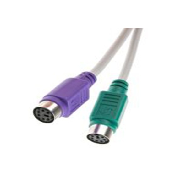 RS PRO,182-8780,RS PRO KVM 混合电缆组件, USB A 型 公至PS2 x 2 母插, 300 mm长, 灰色