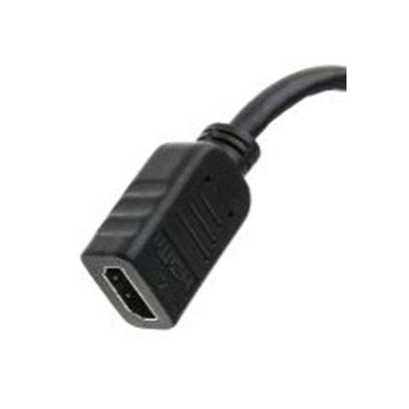 RS PRO,182-8793,RS PRO DP线, 150 mm长, 屏接口 公转HDMI 母插, 黑色 聚氯乙烯护套