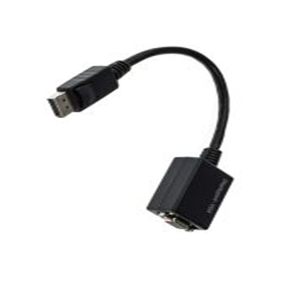 RS PRO,182-8794,RS PRO DP线, 150 mm长, 屏接口 公转VGA 母插, 黑色 聚氯乙烯护套