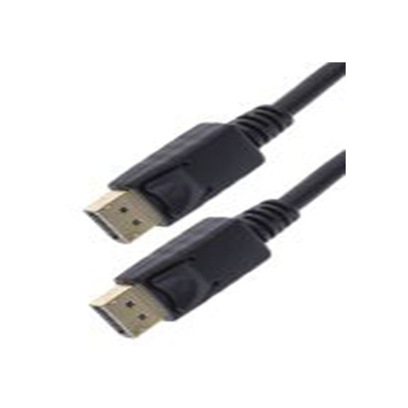 RS PRO,182-8890,RS PRO DP线, 10 m长, 屏接口 公转屏接口 公, 黑色 聚氯乙烯护套