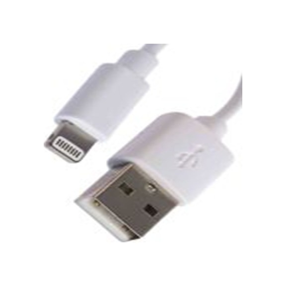 RS PRO,182-8908,RS PRO , USB A 型 公转闪电 公, 2 m长, USB 2.0, 白色
