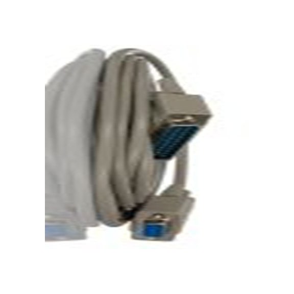 RS PRO,182-8920,RS PRO 串行电缆, D-Sub 25针, D-Sub 9针 母插转插入式 DB25 公, 3 m长, 灰色 聚氯乙烯护套, CE, REACH标准, EX系列