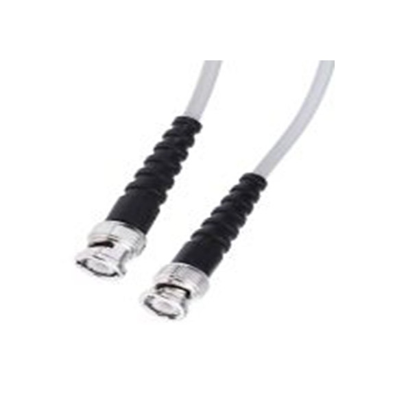 RS PRO,182-9076,射频 同轴电缆, 1 m长, 50 Ω, 端接, 4.7 mm外径, 灰色, BNC系列