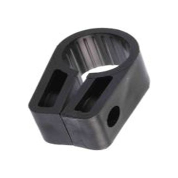 RS PRO,184-4615,RS PRO PE电缆夹, 黑色, 最大捆束15.2mm, 螺钉固定