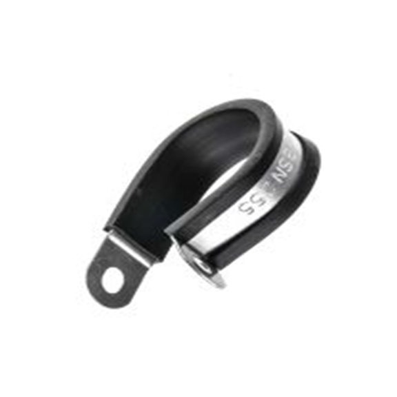 RS PRO,186-5404,镀钢, 黑色, 最大捆束25 mm, 螺钉固定