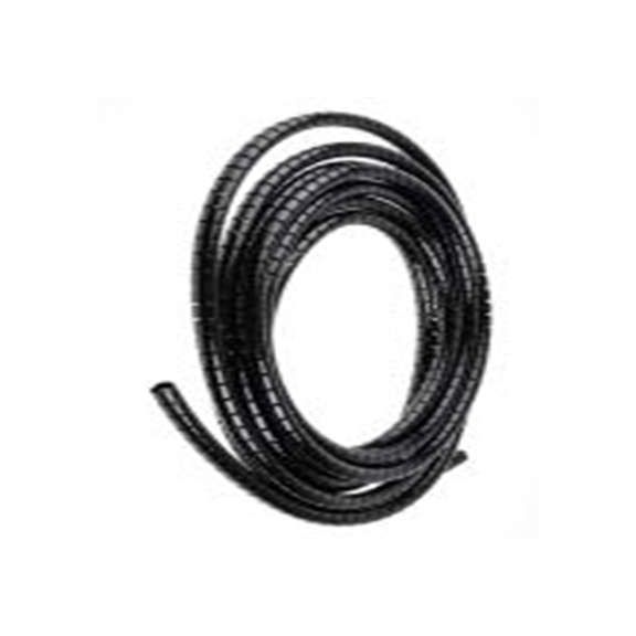 RS PRO,210-8572,尼龙 螺旋电缆包覆套, 黑色, 最大捆束10 mm 8 mm直径电缆 10 mm直径电缆, 0.8 mm壁厚, 5 m长, RS PRO系列
