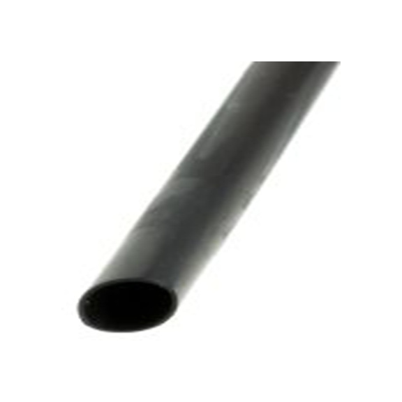 RS PRO,211-6236,RS PRO 阻燃 聚烯烃 热缩管, 黑色, Φ6.4 mm, 1.2m长, 2:1收缩比, 3.2 mm收缩径