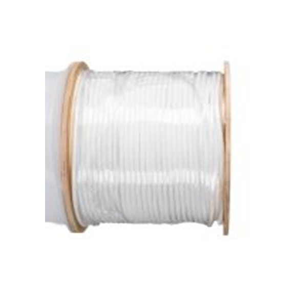 RS PRO,215-2401,2芯 喇叭线, 1.5 mm²线规, 7.3 mm外径, 低烟无卤 100 m, 白色 低烟，无卤护套