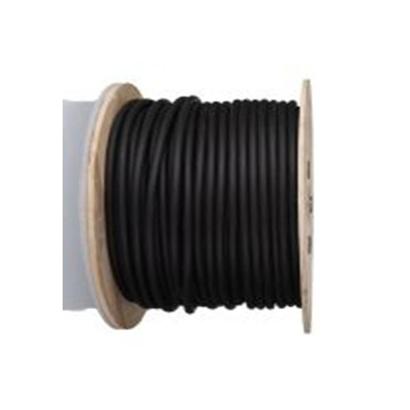 RS PRO,215-2407,2芯 喇叭线, 4 mm²线规, 10 mm外径, 低烟无卤 100 m, 黑色 低烟，无卤护套