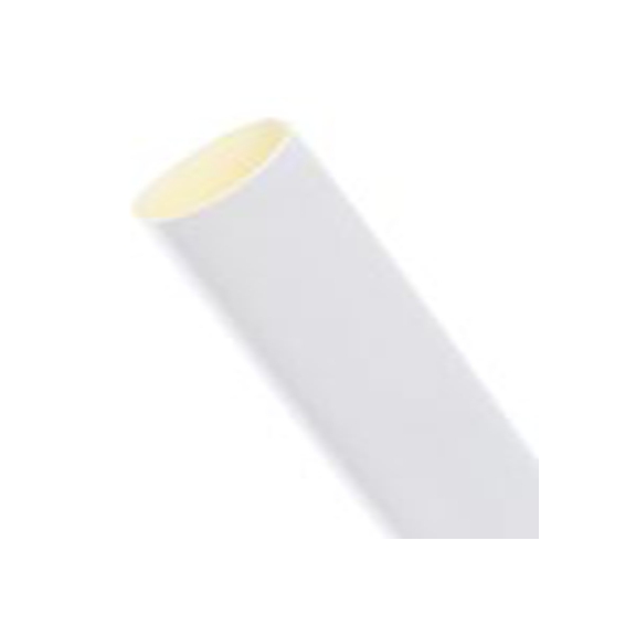 RS PRO,241-7523,RS PRO 阻燃 聚烯烃 热缩管, 白色, Φ19 mm, 1.2m长, 3:1收缩比, 6 mm收缩径