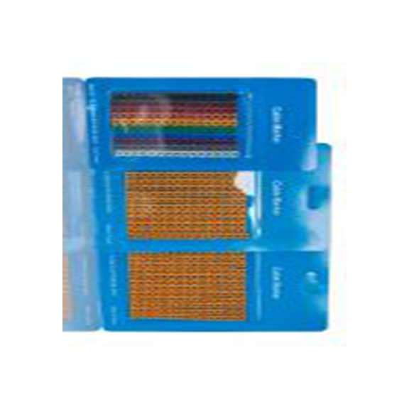 RS PRO,243-6409,电缆标识, 夹式固定 3.6 mm, 图例8, 1, 0, 4, 5, 6, 7, 2, 9, 3 3 mm, 黄色, 自熄灭, Clip on Cable Marke