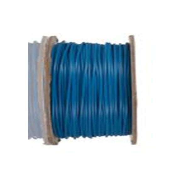 RS PRO,248-3611,蓝色 单芯 架空电缆, 0.5 mm², 100 m长 1/0.8 mm, 20 AWG 聚氯乙烯, 300 V, 最高85 °C