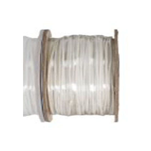 RS PRO,248-3616,白色 单芯 架空电缆, 0.5 mm², 100 m长 1/0.8 mm, 20 AWG 聚氯乙烯, 300 V, 最高85 °C