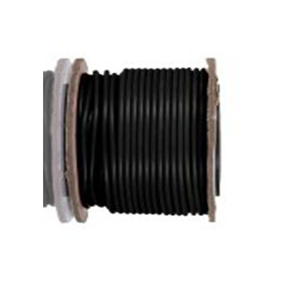 RS PRO,248-3619,黑色 单芯 架空电缆, 0.5 mm², 25 m长 16/0.2 mm, 20 AWG 硅橡胶, 750 V, 最高180 °C