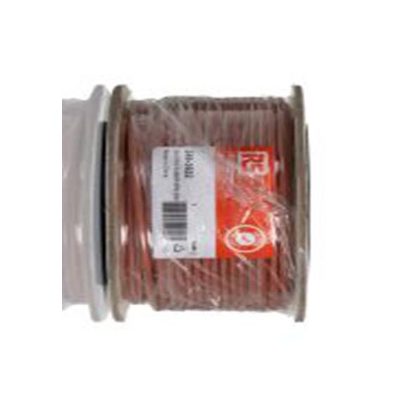 RS PRO,248-3622,棕色 单芯 架空电缆, 0.5 mm², 25 m长 16/0.2 mm, 20 AWG 硅橡胶, 750 V, 最高180 °C