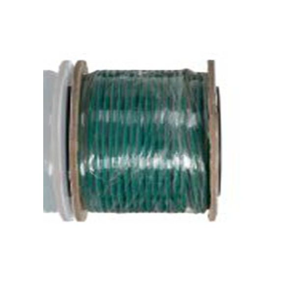 RS PRO,248-3623,绿色 单芯 架空电缆, 0.5 mm², 25 m长 16/0.2 mm, 20 AWG 硅橡胶, 750 V, 最高180 °C