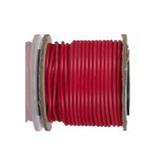 RS PRO,248-3624,红色 硅橡胶 架空电缆, 0.5 mm², 25 m长 16/0.2 mm, 20 AWG 硅橡胶, 750 V, 最高180 °C, RS PRO系列