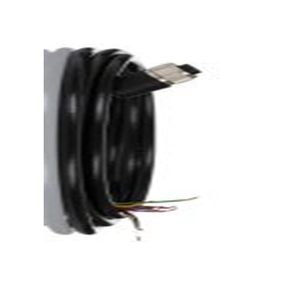 RS PRO,250-0624,RS PRO 传感器执行器电缆, 2 m长 8, 直角 母插转无端接 无端接, PU 黑色护套, IP40, CBF12系列