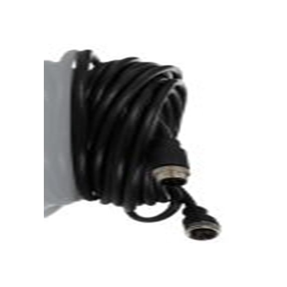 RS PRO,250-0690,RS PRO 传感器执行器电缆, 5 m长 5, 直向 母插 5转直 公, PU 黑色护套, IP40, CDF12S系列