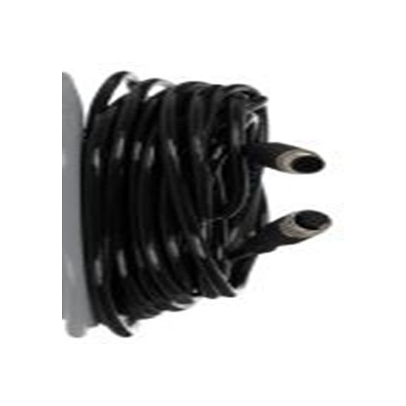 RS PRO,250-0709,RS PRO 传感器执行器电缆, 10 m长 8, 直向 母插 8转直 公, PU 黑色护套, IP40, CDF12S系列