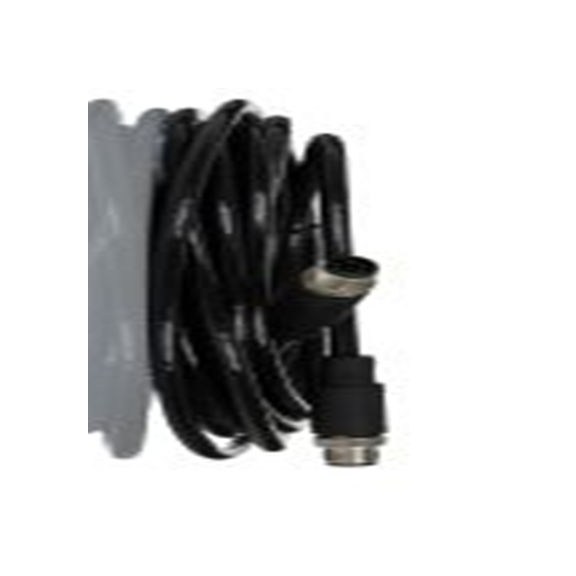 RS PRO,250-0729,RS PRO 传感器执行器电缆, 5 m长 8, 直向 公 8转直 公, PU 黑色护套, IP40, CDM12S系列