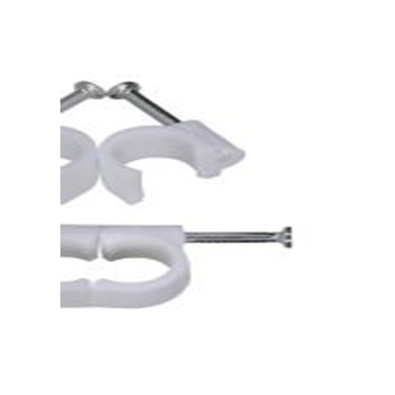 RS PRO,266-2299,钢, 聚乙烯, 白色, 最大捆束10 mm, 自粘固定