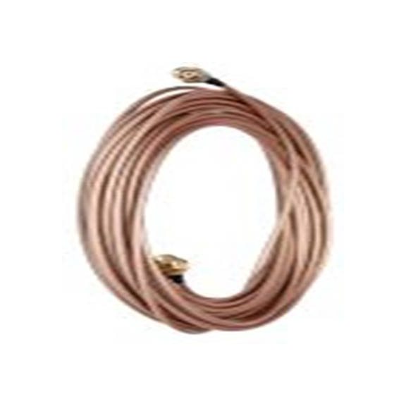 RS PRO,266-2620,反向SMA 同轴电缆, 10 m长, 50 Ω, 端接, 黑色, RP-SMA系列