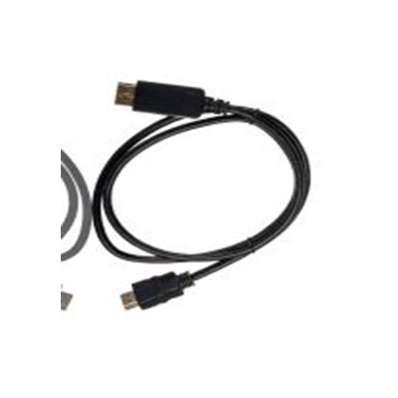 RS PRO,266-8492,RS PRO DP线, 1 m长, 屏接口 公转HDMI 公, 黑色 聚氯乙烯护套