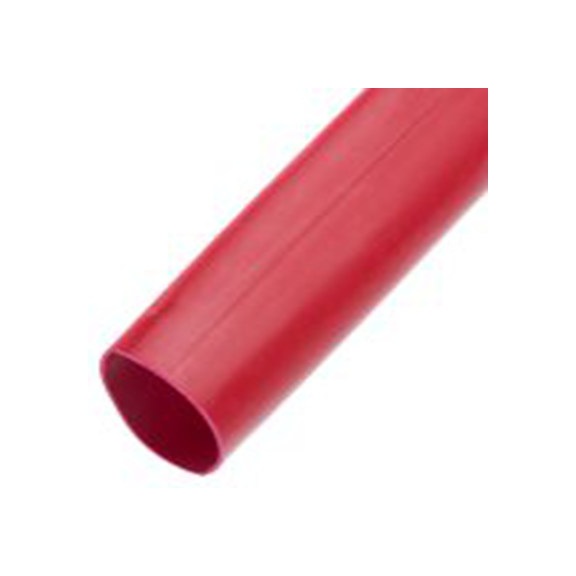RS PRO,267-2269,RS PRO 阻燃 聚烯烃 热缩管, 红色, Φ25.4 mm, 1.2m长, 2:1收缩比, 12.7 mm收缩径