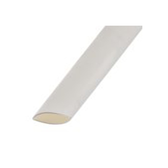 RS PRO,267-2348,RS PRO 阻燃 聚烯烃 热缩管, 白色, Φ9.5 mm, 1.2m长, 2:1收缩比, 4.8 mm收缩径