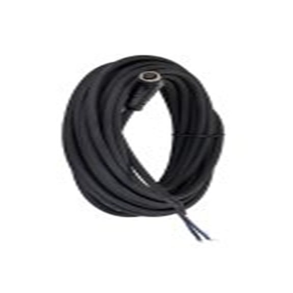 RS PRO,282-5366,RS PRO 电缆, 10 m长 4, 直角 母插 4转插头 母插, PU 黑色护套, IP40