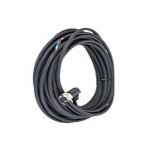 RS PRO,282-5399,RS PRO 电缆, 10 m长 4, 直角 母插, PU 黑色护套, IP40