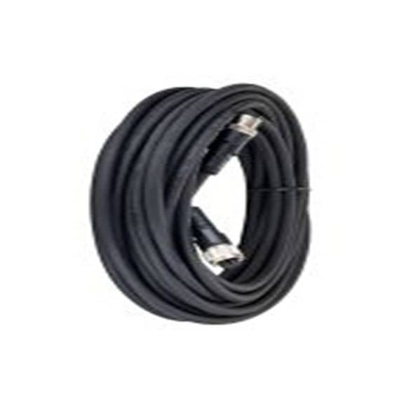 RS PRO,282-5427,RS PRO 电缆, 10 m长 12, 直向 公 12转直 母插, PU 黑色护套, IP40