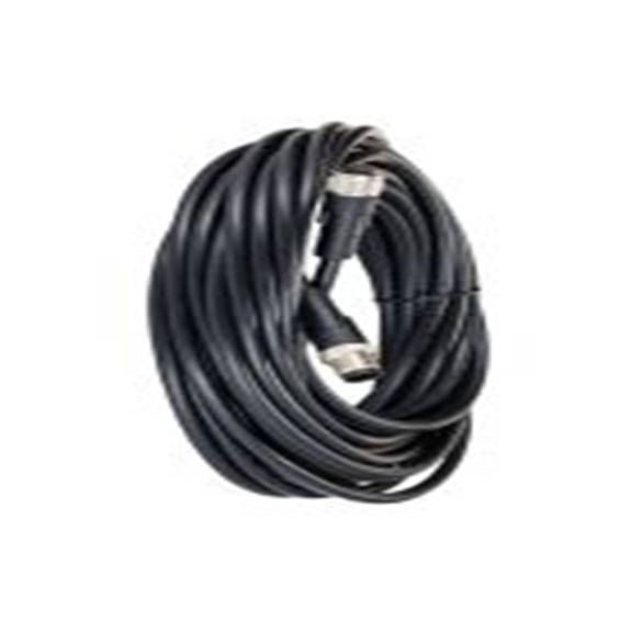 RS PRO,282-5430,RS PRO 电缆, 10 m长 8, 直向 公 8转直 母插, 聚氯乙烯 黑色护套, IP40