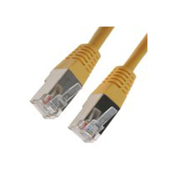 RS PRO,294-8415,5 m 5类 以太网电缆, F/UTP屏蔽, 黄色 聚氯乙烯护套, RJ45 公转RJ45 公