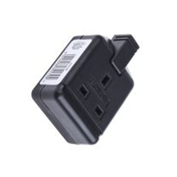 RS PRO,296-3470,黑色 移动插座, 额定电压240 V, 1个 G 型插座