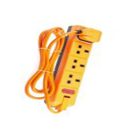 RS PRO,296-3694,橙色 延长线, 额定电压24 V, 4个 G 型插座, 电缆长2 m