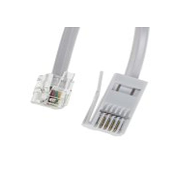 RS PRO,303-1271,电话延长线, RJ11 母插转 3 m 公, 白色护套