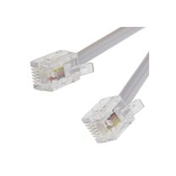 RS PRO,303-1287,电话延长线, RJ11 母插转 RJ11 3 m 公, 白色护套