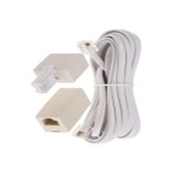 RS PRO,331-7698,电话延长线, BT 母插转 5 m 公, 白色护套