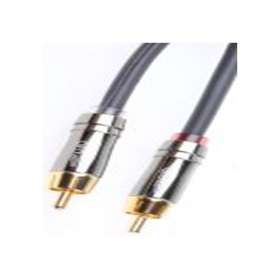 RS PRO,332-6399,RS PRO 辅助电缆, 唱机 公转唱机 公, 1 m长, 灰色