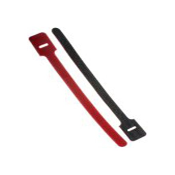 RS PRO,333-9660,RS PRO 织物魔术贴扎带, 红色, 225mm长x13 mm宽