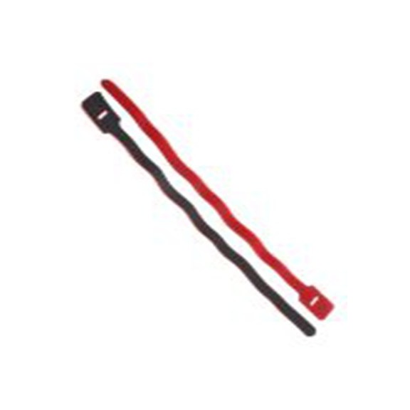 RS PRO,333-9727,RS PRO 织物魔术贴扎带, 红色, 325mm长x25 mm宽