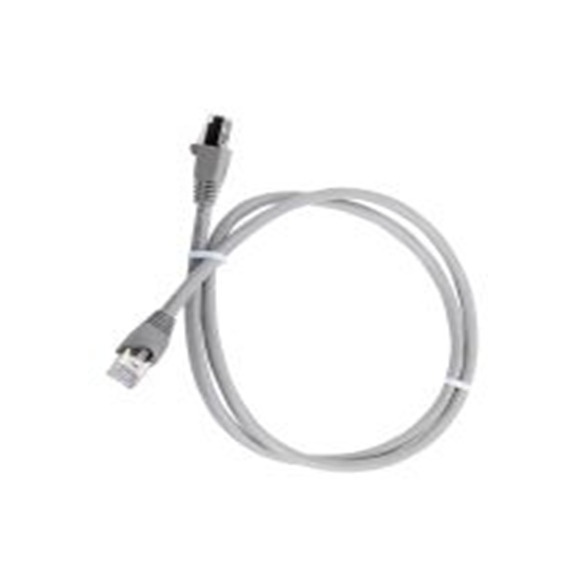 RS PRO,400-9736,1 m Cat5e 以太网电缆, U/FTP屏蔽, 灰色 聚氯乙烯护套, RJ45 公转RJ45 公