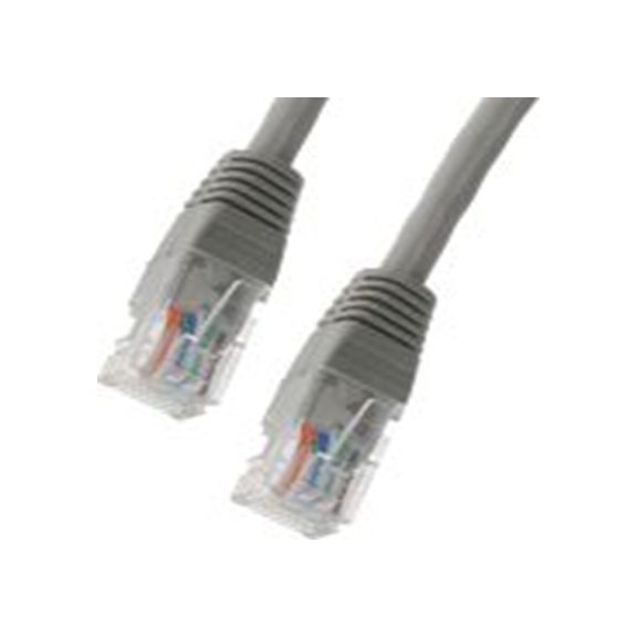 RS PRO,405-5391,5 m Cat5e 以太网电缆, U/UTP屏蔽, 灰色 聚氯乙烯护套, RJ45 公转RJ45 公