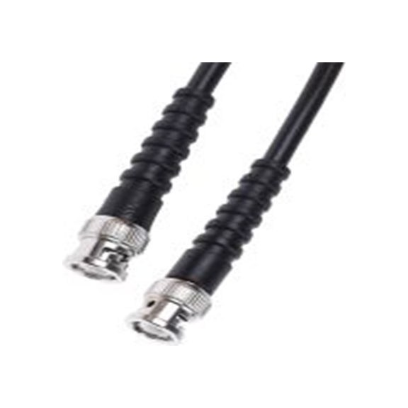 RS PRO,426-2044,RG59 同轴电缆, 500 mm长, 75 Ω, 端接, 黑色, BNC系列