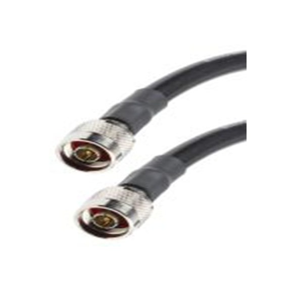 RS PRO,426-2189,RG214 同轴电缆, 2 m长, 50 Ω, 端接, 黑色, N Type系列