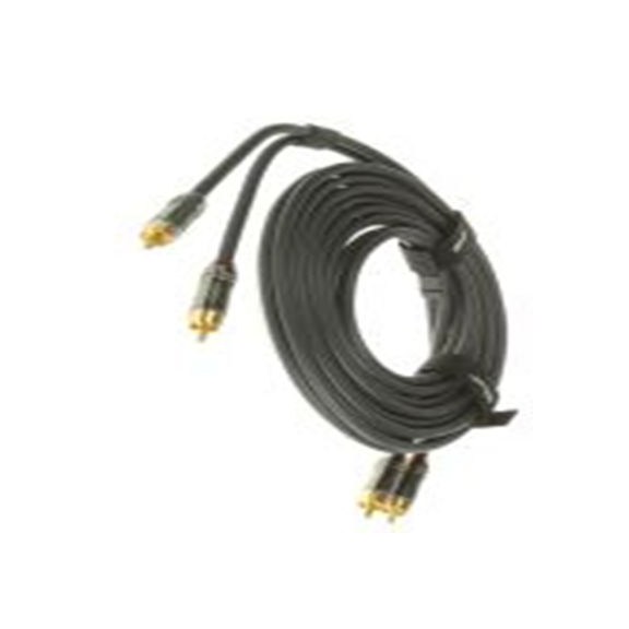 RS PRO,459-2086,RS PRO 辅助电缆, 唱机 公转唱机 公, 3 m长, 黑色